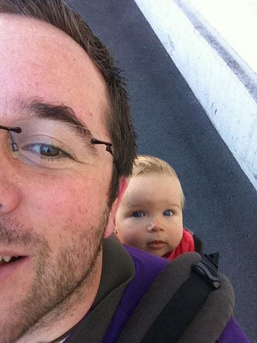 Petit plaisir du samedi matin entre père et fille