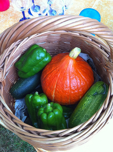 Les légumes de Juliette sont arrivés pour le barbecue