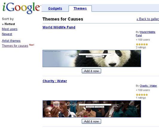 Featured image of post iGoogle : affichez votre cause